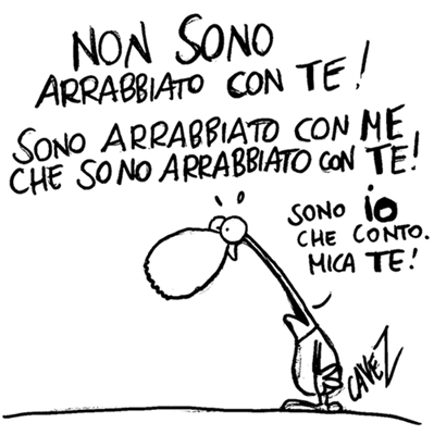 non sono arrabbiato con te..